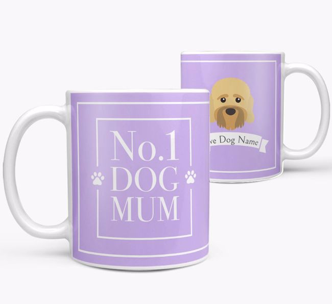 Personalised 'No.1 Mum' Mug from your {breedFullName}